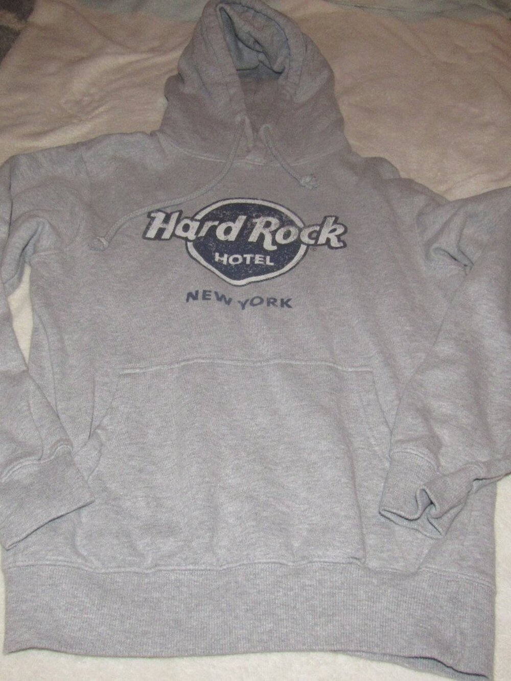 Hard Rock Hotel New York Gray Hoodie Size Medium USED